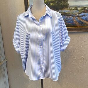 Sewn + Seen Striped Shirt